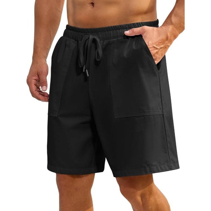 Men’s 7-Inch Inseam 100% Cotton Chino Casual Shorts